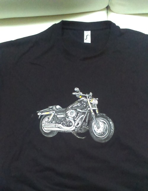 Tričko s motorkou — foto 1