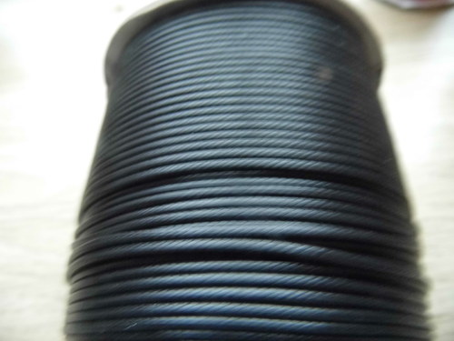 Vosková polyester.šnůra 1,5mm - 3m /černá/