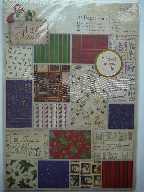 Sada papírů Letter to Santa A4 16 ks