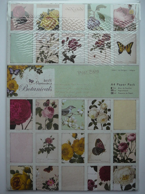 Sada papírů Botanicals A4 16 ks — foto 1