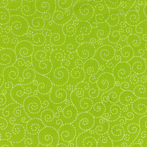 Lime Stitch Scroll