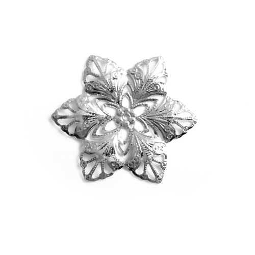 Květina 57 mm - platina