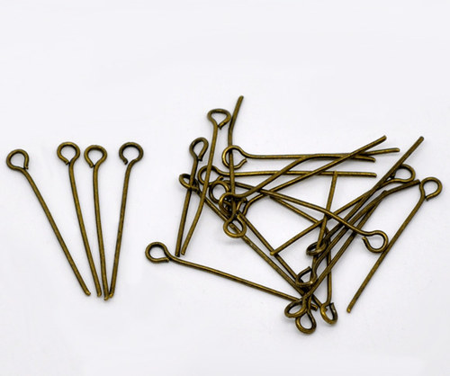 Ketlovací jehla, bronz, 26 mm, 100 ks — foto 1