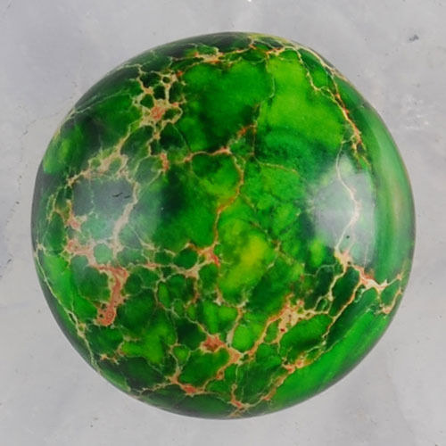 Variscit - kabošon (16 x 16 x 6 mm) — foto 1