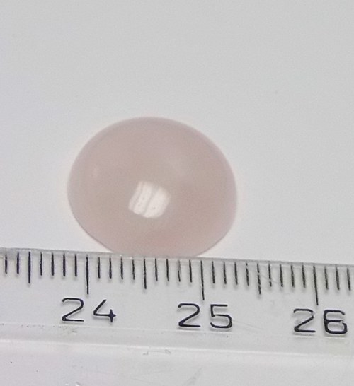 Růženín - kabošon - průměr 1 cm - B199 — foto 1