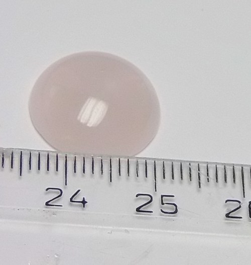 Růženín - kabošon - průměr 1 cm - B200 — foto 1