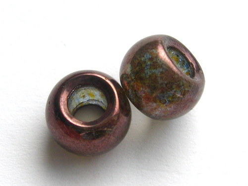 9005067/Soudek transparent amethyst/copper, 3 ks