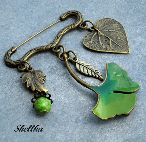 Ozdobný špendlík ,,GINKO,, 2 — foto 1