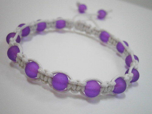 Náramek ledový... (shamballa) — foto 1