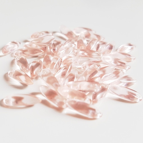 Jazýčky, růžová světlá, 10x3 mm, 40 ks