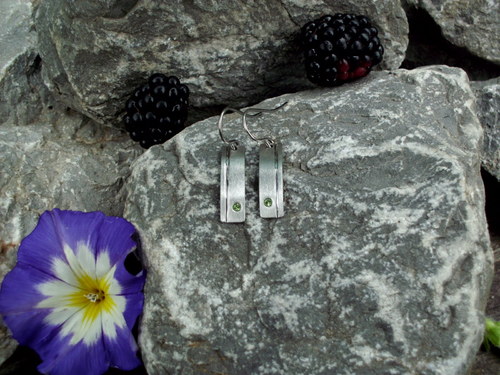 Náušnice Peridot — foto 1