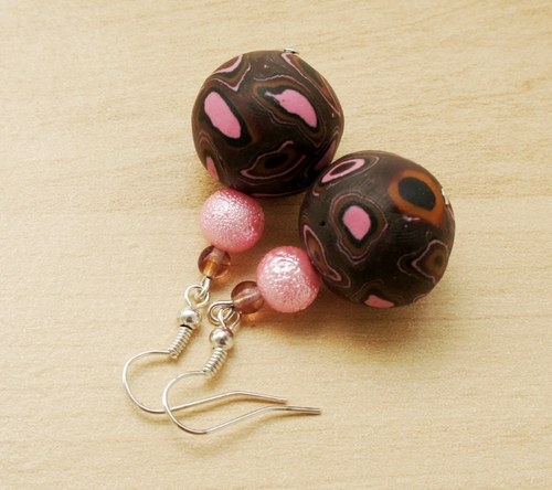 Fimo náušnice — foto 1