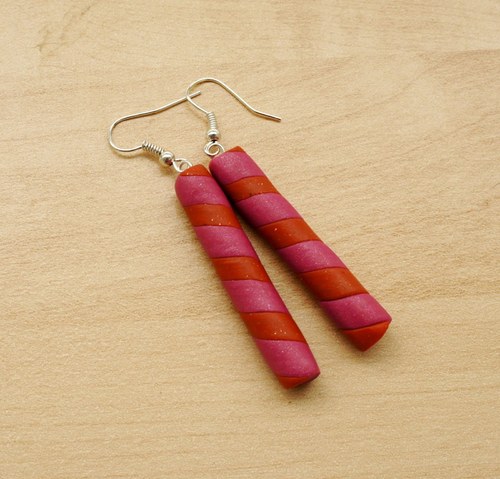 Fimo náušnice — foto 1