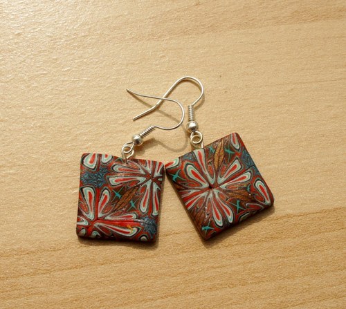 Fimo náušnice — foto 1