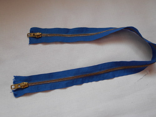 Zip-zdrhovadlo-53 cm-dělitelný-zlatokovový