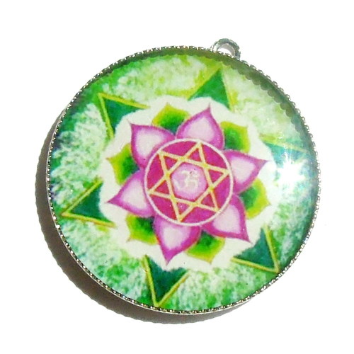Mandala s pentagramem a Ohm — foto 1