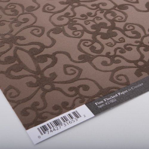Scrapbook papír semiš Chocolate — foto 1