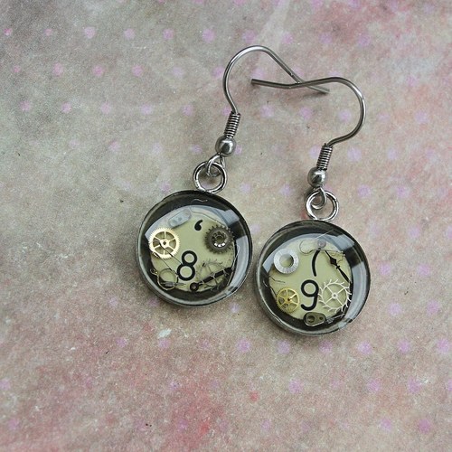 Old typewriter earings — foto 1