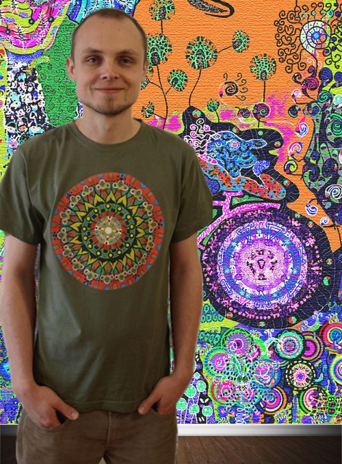 Mandala psychadelic "Energy" :) REZERVOVANE — foto 1