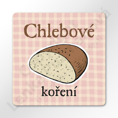 Chlebové koření - samolepka na kořenku
