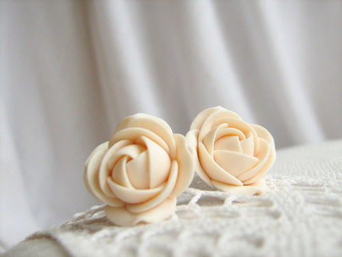 Simple colors: Peach Nude, náušnice — foto 1