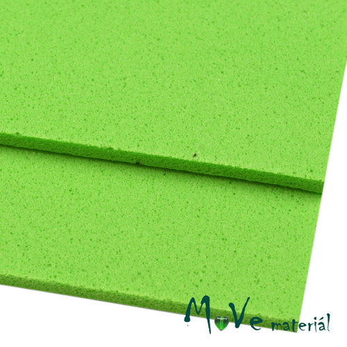 Moosgummi 20x30cm, sv. zelená, 1ks — foto 1