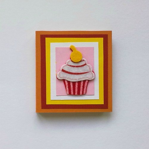 Bloček střední - oranžový (Post-it)