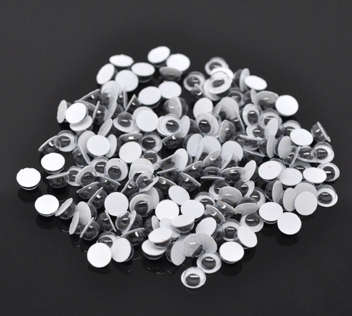 Oči pohyblivé plast/ 6mm/ 2000ks — foto 1