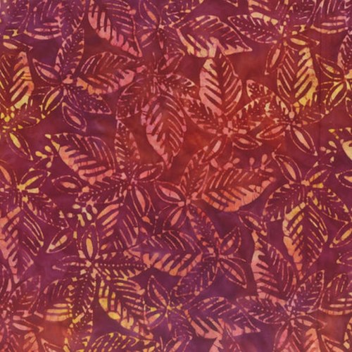 Batavian Batik - Listy Červená — foto 1
