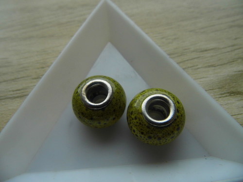 Korálek CERAMIC 14mm / 2 kusy/