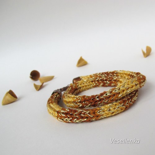 "Medová Sahara" - náhrdelník — foto 1