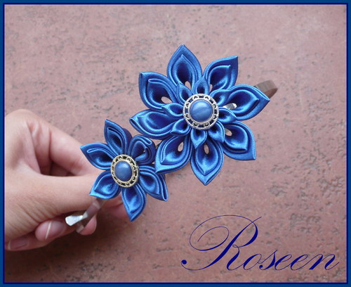 Kanzashi čelenka Amaya — foto 1