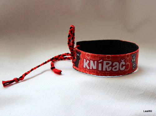 Náramek 2cm knírač — foto 1
