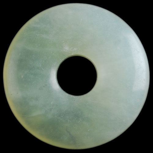 Jadeit - donut (29 x 29 x 5 mm) — foto 1