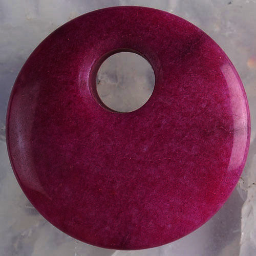 Lepidolit - donut (30 x 30 x 7 mm) — foto 1