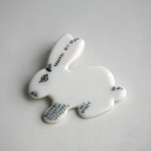 Králík ...Kuko (porcelán.brož) — foto 1