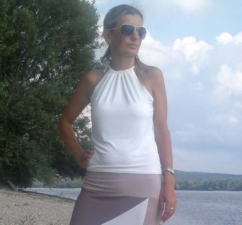 Summer top - off white (R022) — foto 1