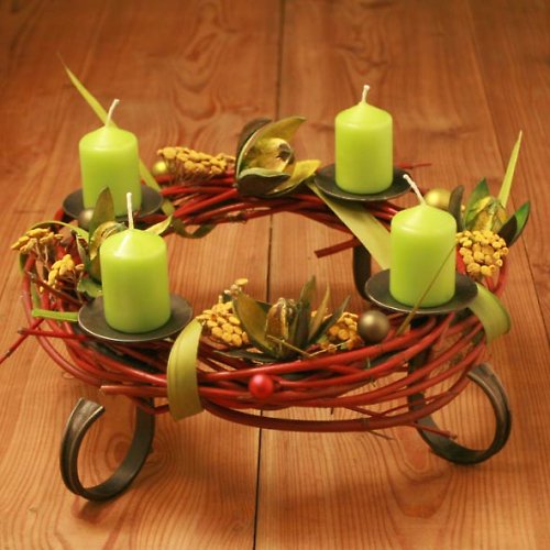 Adventní věnec kovaný — foto 1
