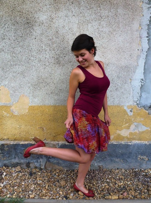Ohnivá - balonová sukně — foto 1