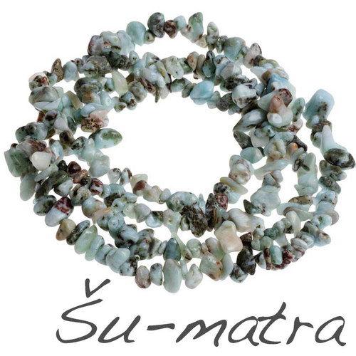 Larimar - zlomky, 10 cm — foto 1