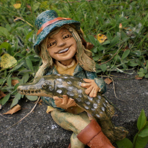 Vodník Luboslav se štikou -23cm — foto 1