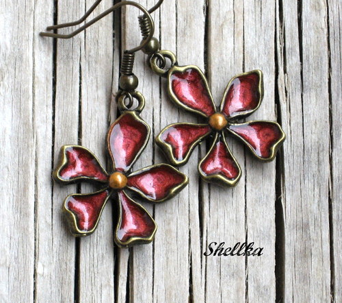 Náušnice,,MEADOW FLOWERS,, 2b — foto 1