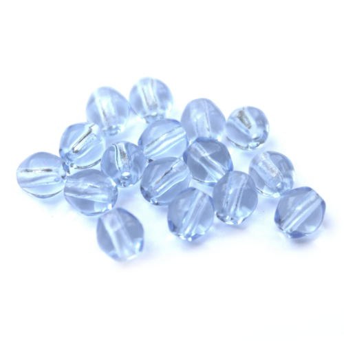 5 mm Korálky lucerny kulaté 3001 modrá 40 ks