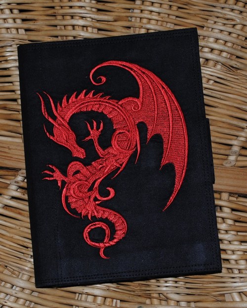 Obal na ebook (čtečku)/ tablet - červený drak — foto 1