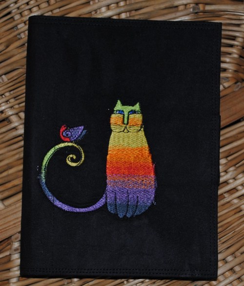 Obal na ebook (čtečku)/tablet - duhová kočka — foto 1