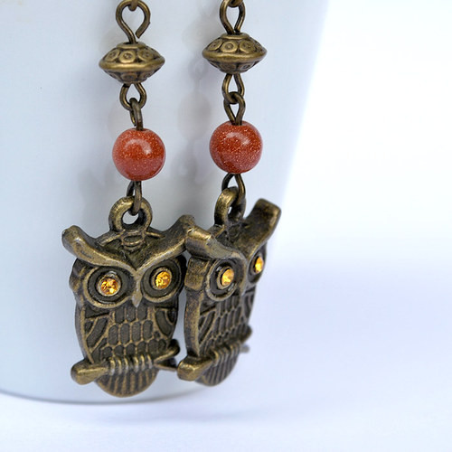 Náušnice 'Owl' — foto 1