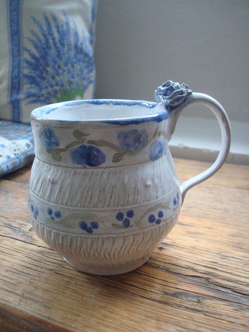 Hrnek Rosa Ile de Bourbon blue — foto 1