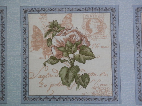 Látkové obrázky - Herbář modrý 6 — foto 1