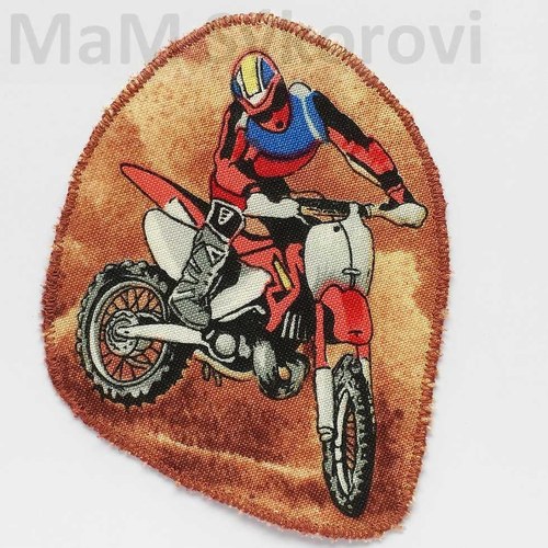 Nažehlovací záplata smykující motorkář SLEVA!!
