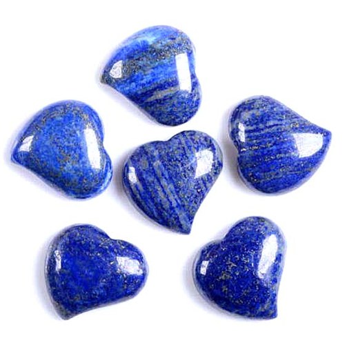 Kabošon Srdce 25mm - Lapis Lazuli — foto 1